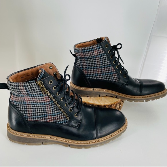 Stacy Adams Griffyth Cap Toe Lace Up Zip Chukka Boot - Picture 2 of 12